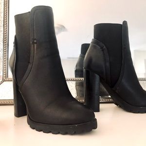 Black Heeled Boots